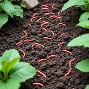 red wiggler worms in potted plants Red Wiggler (Eisenia fetida) -The Soul Of Your Soil